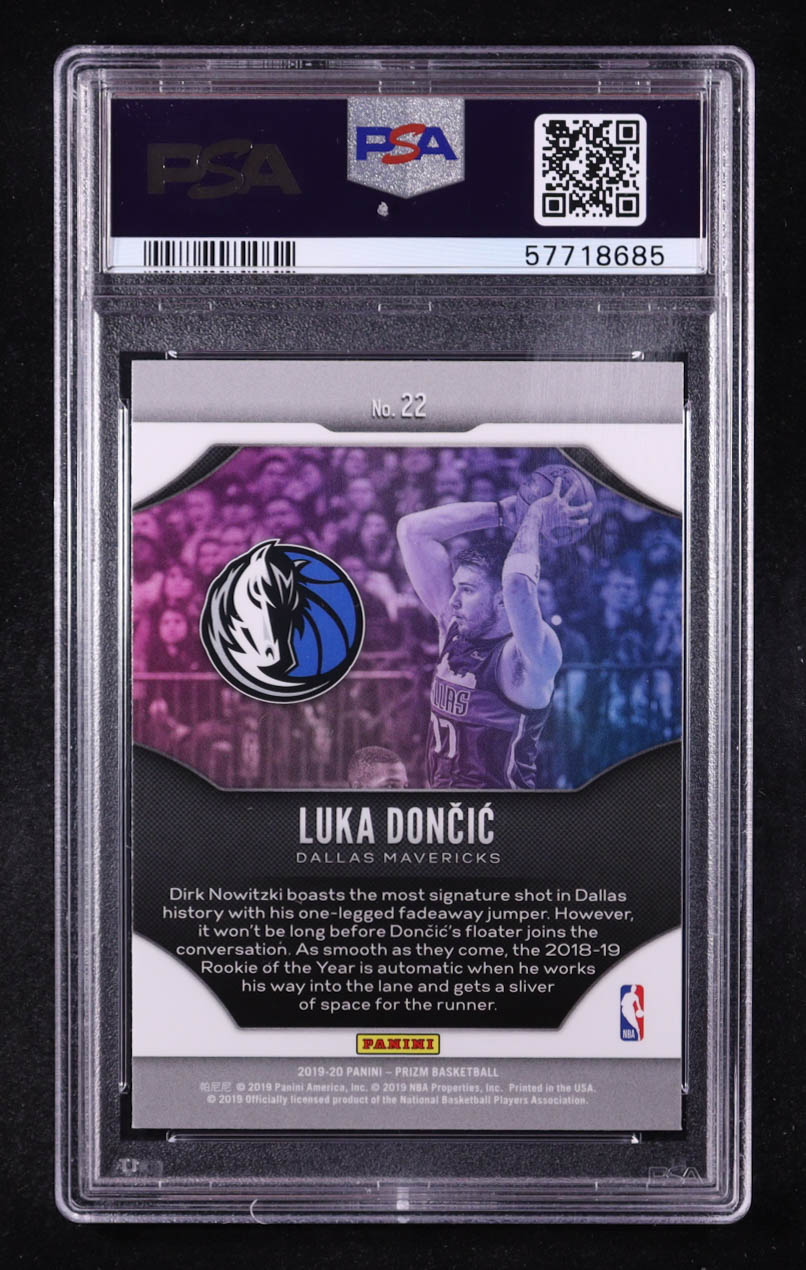 Luka Doncic 2019-20 Panini Prizm Fireworks #22 (PSA 10) at PristineAuction.com Luka Doncic 2019-20 Panini Prizm Fireworks #22 (PSA 10) at PristineAuction.com