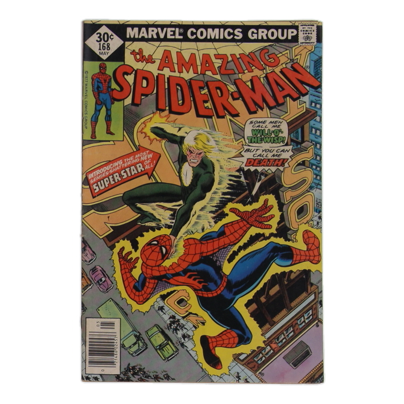 1977 "The Amazing Spider-Man" Issue #168 Marvel Comic Book at PristineAuction.com 1977 "The Amazing Spider-Man" Issue #168 Marvel Comic Book at PristineAuction.com