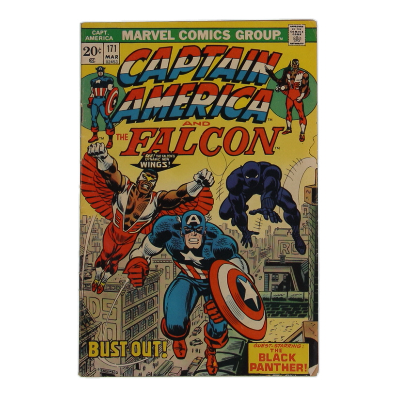 1974 "Captain America" Issue #171 Marvel Comic Book at PristineAuction.com 1974 "Captain America" Issue #171 Marvel Comic Book at PristineAuction.com
