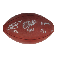 Jalen Hurts, Saquon Barkley & DeVonta Smith Signed "The Duke" Official NFL Football (Fanatics) at PristineAuction.com