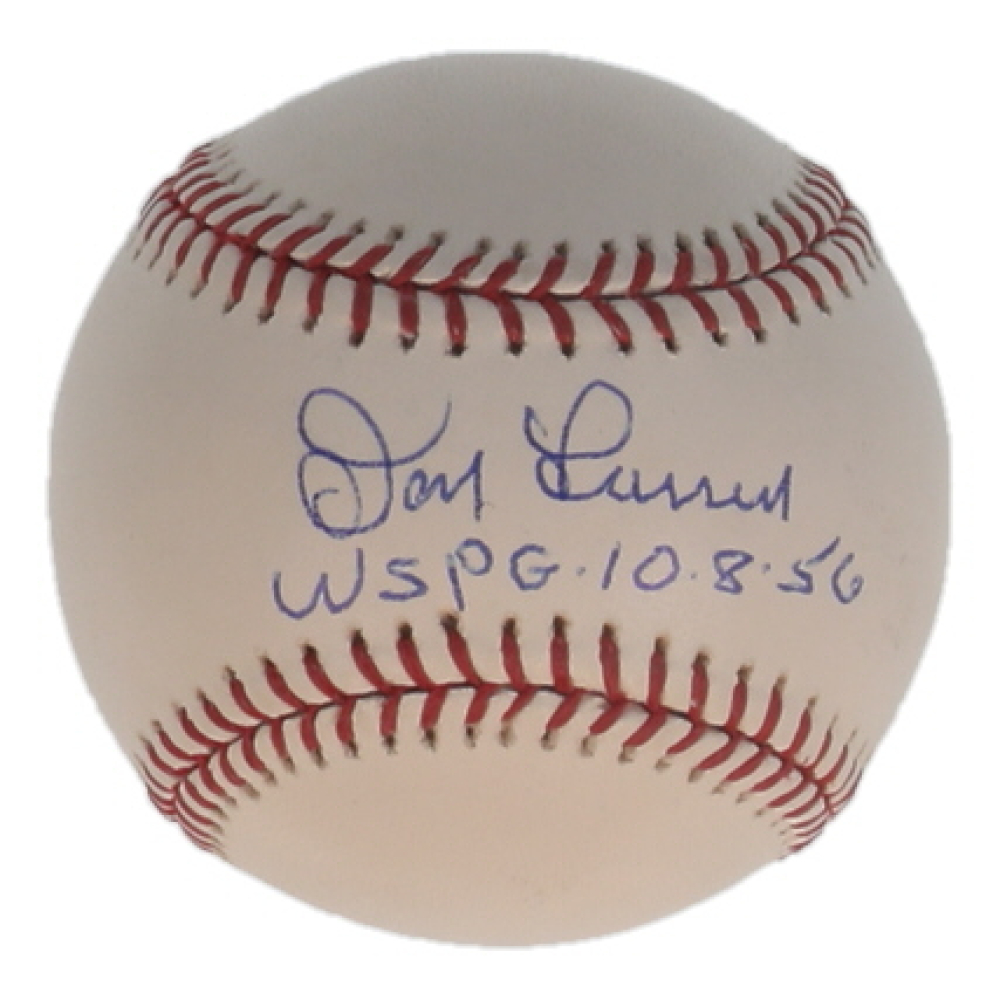 Don Larsen Signed OML Baseball Inscribed "WS PG 10-8-56" (PSA) at PristineAuction.com