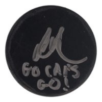 Alexander Ovechkin Signed Hockey Puck Inscribed "Go Caps Go!" (Fanatics) at PristineAuction.com