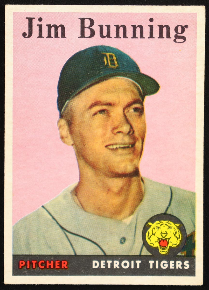 Jim Bunning 1958 Topps #115 at PristineAuction.com Jim Bunning 1958 Topps #115 at PristineAuction.com