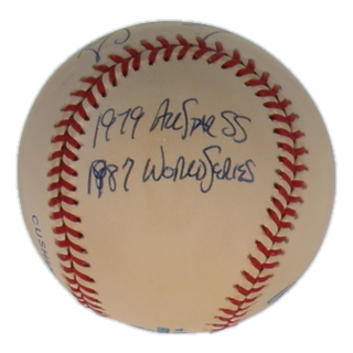Roy Smalley Signed ONL Baseball Inscribed "1979 All-Star SS" & 1987 World Series" (JSA) at PristineAuction.com Roy Smalley Signed ONL Baseball Inscribed "1979 All-Star SS" & 1987 World Series" (JSA) at PristineAuction.com