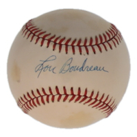 Lou Boudreau Signed OAL Baseball (JSA) at PristineAuction.com