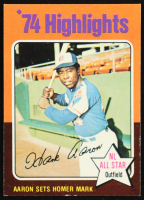 Hank Aaron 1975 Topps #1 HL /Sets Homer Mark at PristineAuction.com