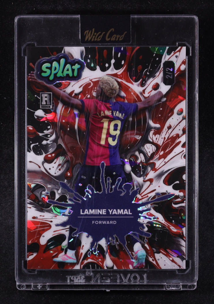 Lamine Yamal 2024 Wild Card Splat Background 4 Red Crystal #SBRED04-LY6 #2/2 RC at PristineAuction.com Lamine Yamal 2024 Wild Card Splat Background 4 Red Crystal #SBRED04-LY6 #2/2 RC at PristineAuction.com