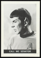 Call Me Senator 1967 Leaf Star Trek #48 Spock at PristineAuction.com