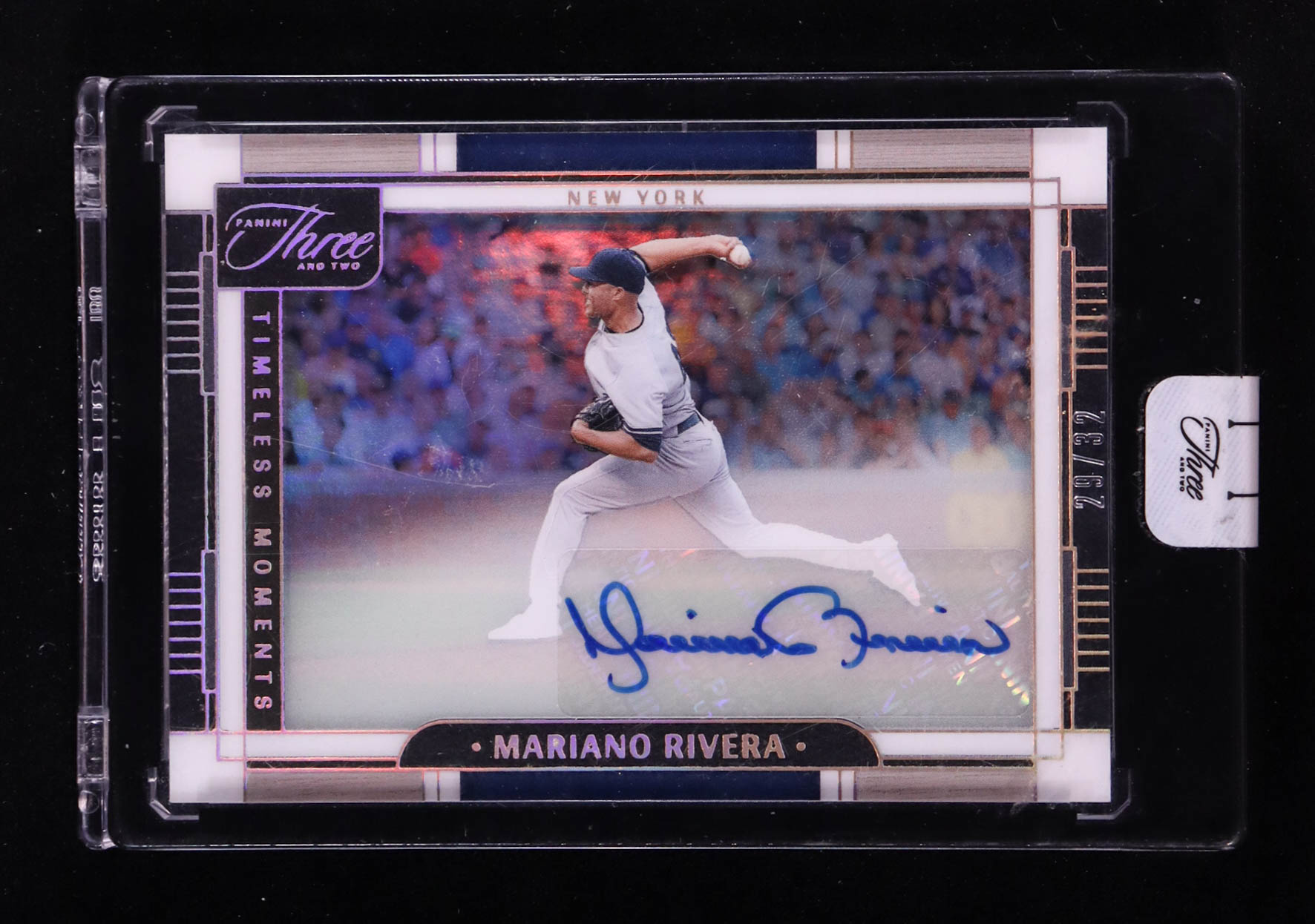 Mariano Rivera 2024 Panini Three and Two Timeless Moments Signatures #12 #29/32 at PristineAuction.com Mariano Rivera 2024 Panini Three and Two Timeless Moments Signatures #12 #29/32 at PristineAuction.com