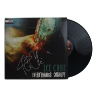 Ice Cube Signed "Everythangs Corrupt" Vinyl Album Cover (Beckett) at PristineAuction.com