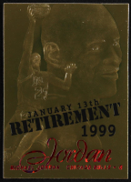 Michael Jordan 1999 Upper Deck Jordan Retirement 23KT Gold #NNO at PristineAuction.com