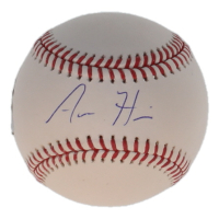 Aaron Hicks Signed OML Baseball (Fanatics & MLB) at PristineAuction.com