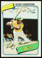Rickey Henderson 1980 Topps #482 RC at PristineAuction.com