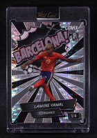 Lamine Yamal 2024 Wild Card Comix BARCELONA! Silver Pulsar #ACBLB-LY07 #1/4 RC at PristineAuction.com