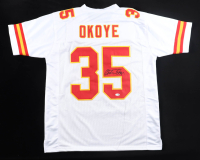 Christian Okoye Signed Jersey (JSA) at PristineAuction.com