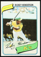 Rickey Henderson 1980 Topps #482 RC at PristineAuction.com