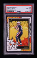 Drake Maye 2024 Panini Donruss Bomb Squad #28 RC (PSA 10) at PristineAuction.com