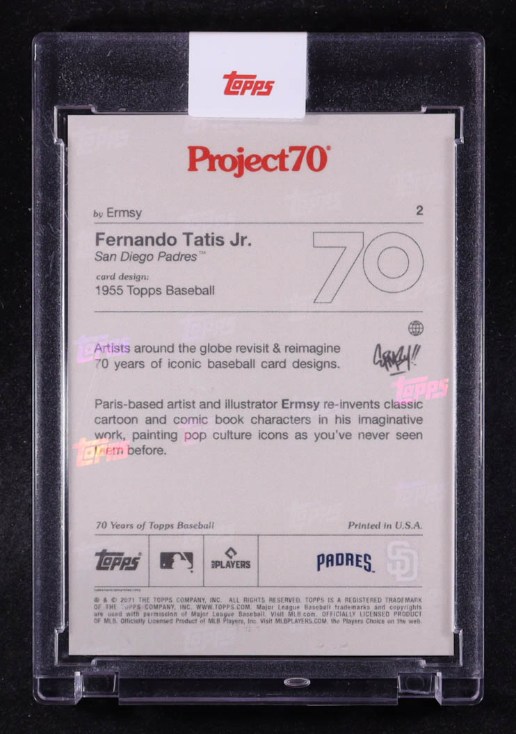 Fernando Tatis Jr. 2021 Topps Project70 #2 Ermsy at PristineAuction.com Fernando Tatis Jr. 2021 Topps Project70 #2 Ermsy at PristineAuction.com