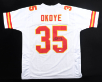 Christian Okoye Signed Jersey (JSA) at PristineAuction.com