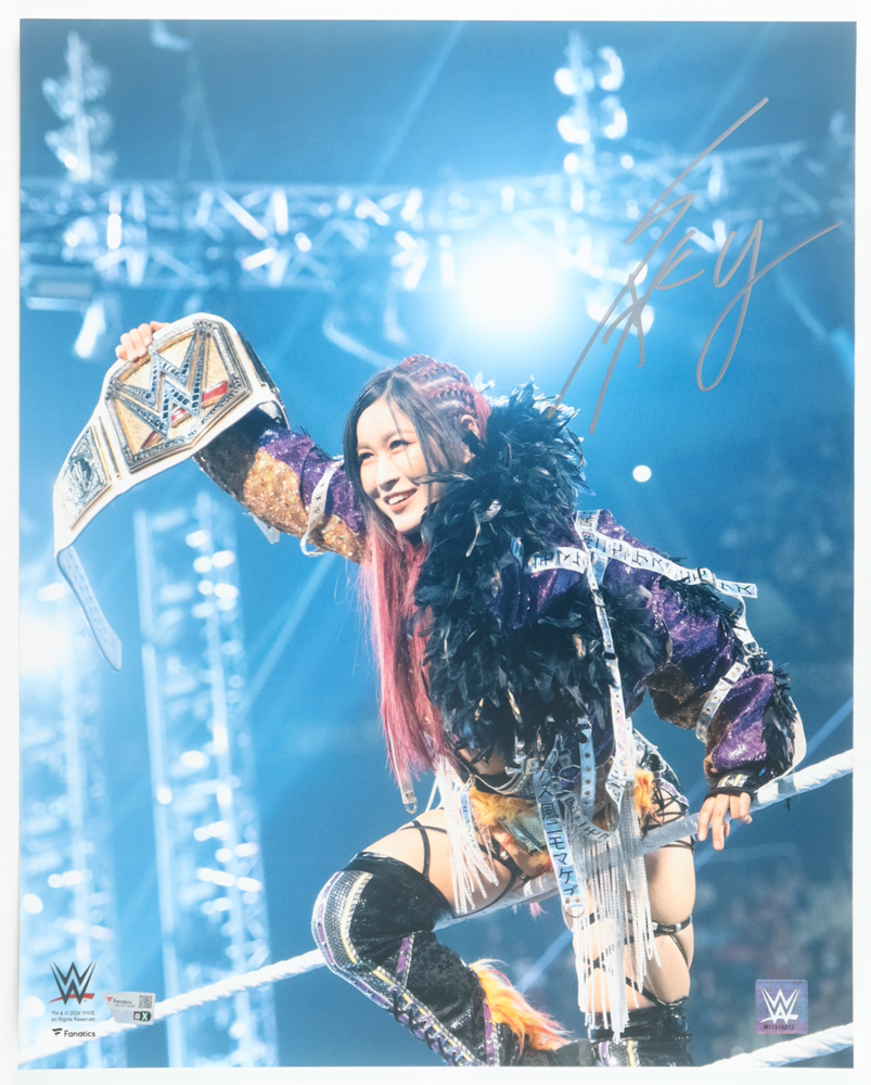 IYO SKY Signed WWE 16x20 Photo (Fanatics) at PristineAuction.com IYO SKY Signed WWE 16x20 Photo (Fanatics) at PristineAuction.com