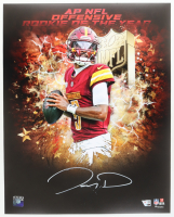 Jayden Daniels Signed Commanders 16x20 Photo (Fanatics) at PristineAuction.com