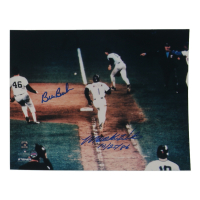 Mookie Wilson & Bill Buckner Signed Yankees 8x10 Photo Inscribed "10/25/86" (Steiner) at PristineAuction.com