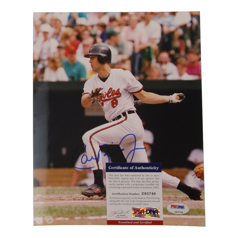Cal Ripken Jr. Signed Orioles 8x10 Photo (PSA) at PristineAuction.com Cal Ripken Jr. Signed Orioles 8x10 Photo (PSA) at PristineAuction.com