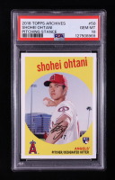Shohei Ohtani 2018 Topps Archives Pitching Stance #50 RC (PSA 10) at PristineAuction.com