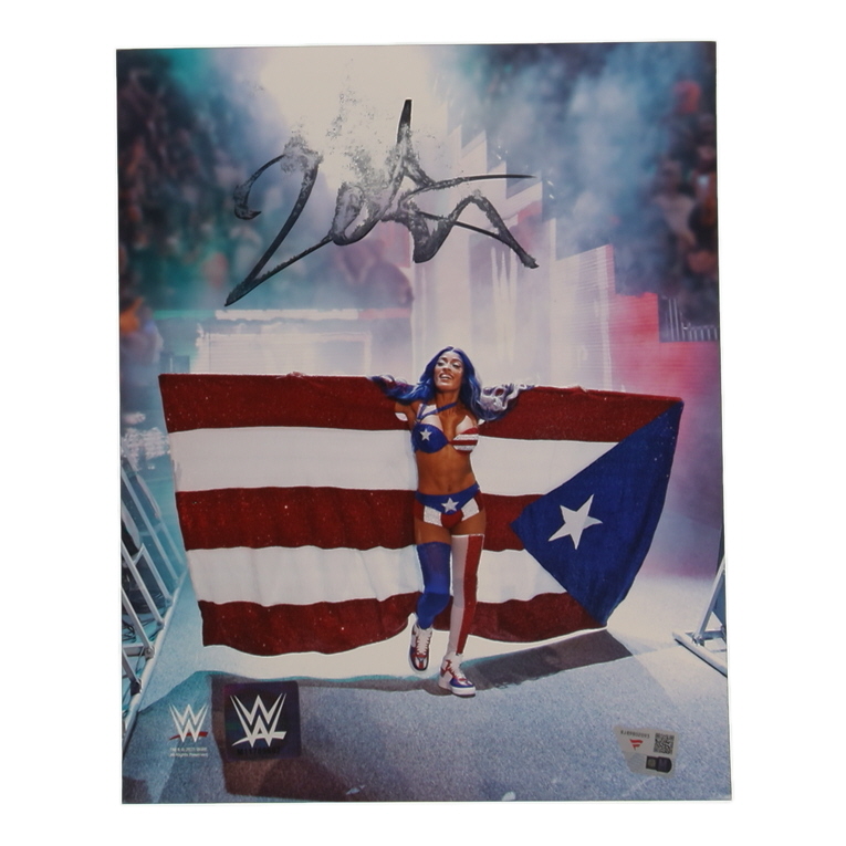 Zelina Vega Signed WWE 8x10 Photo (Fanatics) at PristineAuction.com Zelina Vega Signed WWE 8x10 Photo (Fanatics) at PristineAuction.com