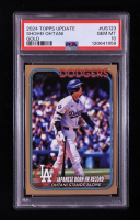 Shohei Ohtani 2024 Topps Update Gold #US-123 #1151/2024 (PSA 10) at PristineAuction.com