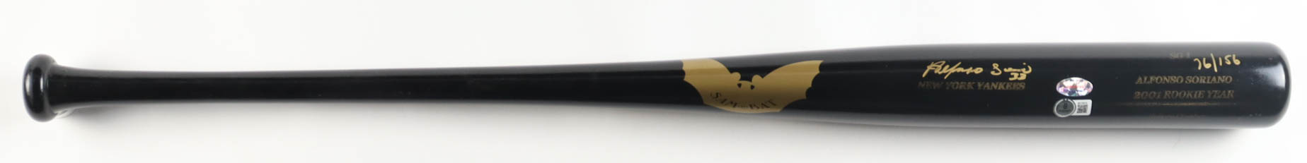 Alfonso Soriano Signed LE Sam Bat Player Model Baseball Bat (Beckett) at PristineAuction.com Alfonso Soriano Signed LE Sam Bat Player Model Baseball Bat (Beckett) at PristineAuction.com