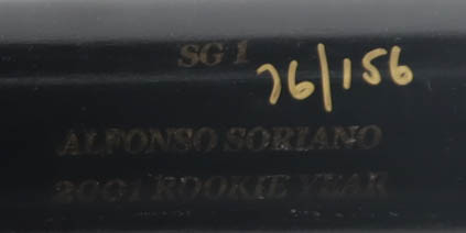 Alfonso Soriano Signed LE Sam Bat Player Model Baseball Bat (Beckett) at PristineAuction.com Alfonso Soriano Signed LE Sam Bat Player Model Baseball Bat (Beckett) at PristineAuction.com