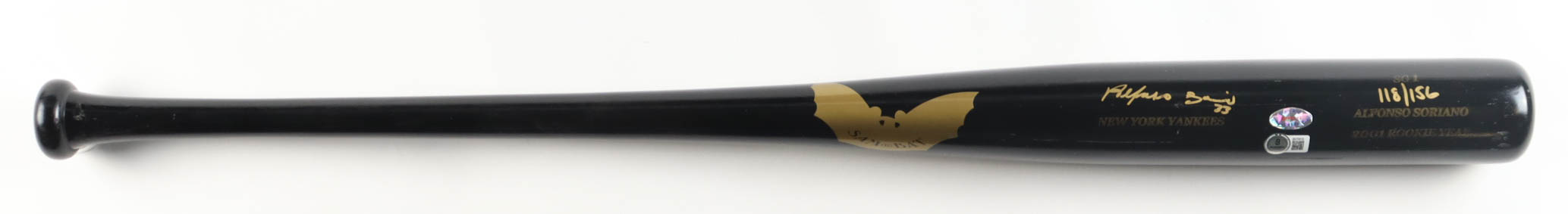 Alfonso Soriano Signed LE Sam Bat Player Model Baseball Bat (Beckett) at PristineAuction.com Alfonso Soriano Signed LE Sam Bat Player Model Baseball Bat (Beckett) at PristineAuction.com