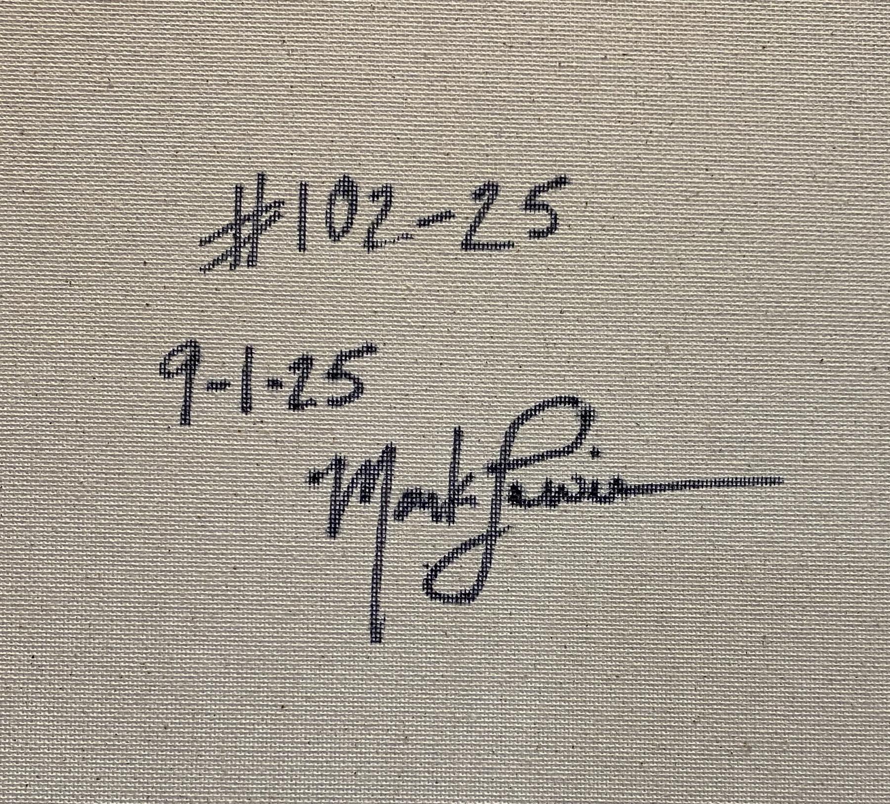 Mark Lewis Original Custom Framed Abstract Painting On PlexiGlass (Lewis) at PristineAuction.com Mark Lewis Original Custom Framed Abstract Painting On PlexiGlass (Lewis) at PristineAuction.com