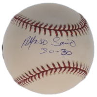 Alfonso Soriano Signed OML Baseball Inscribed "30-30" (Beckett) at PristineAuction.com