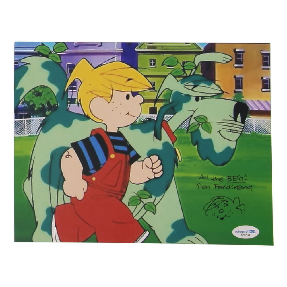Ron Ferdinand Signed "Dennis the Menace" 8x10 Photo Inscribed "All the Best!" with Hand-Drawn Sketch (ACOA) at PristineAuction.com