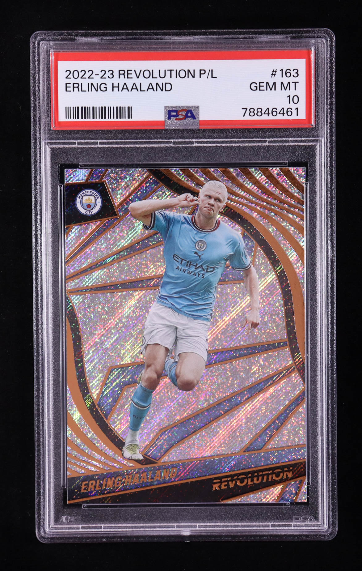 Erling Haaland 2022-23 Panini Revolution #163 (PSA 10) at PristineAuction.com Erling Haaland 2022-23 Panini Revolution #163 (PSA 10) at PristineAuction.com