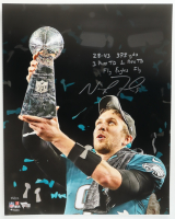 Nick Foles Signed LE Eagles 16x20 Photo with Extensive Inscription (Fanatics) at PristineAuction.com