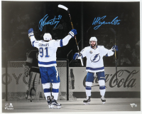 Nikita Kucherov & Steven Stamkos Signed Lightning 16x20 Photo (Fanatics) at PristineAuction.com