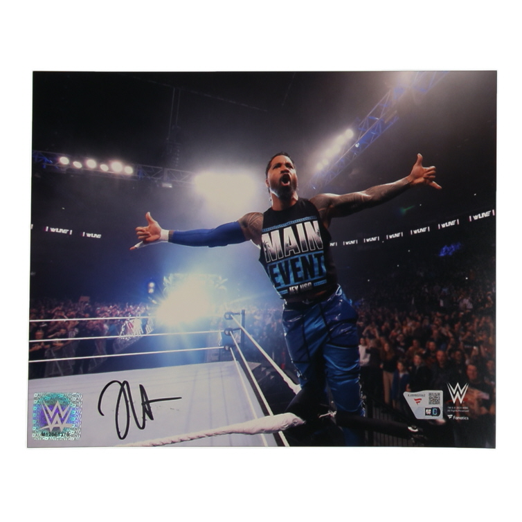 Jey Uso Signed WWE 8x10 Photo (Fanatics) at PristineAuction.com Jey Uso Signed WWE 8x10 Photo (Fanatics) at PristineAuction.com