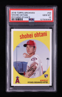 Shohei Ohtani 2018 Topps Archives Pitching Stance #50 RC (PSA 10) at PristineAuction.com