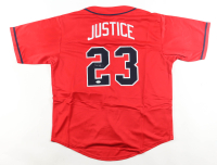 David Justice Signed Jersey (JSA) at PristineAuction.com