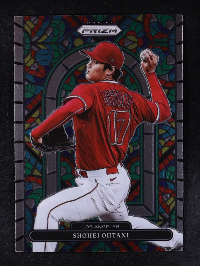 Shohei Ohtani 2022 Panini Prizm Stained Glass #3 at PristineAuction.com Shohei Ohtani 2022 Panini Prizm Stained Glass #3 at PristineAuction.com