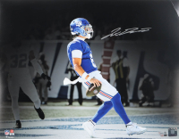 Jaxson Dart Signed Giants 16x20 Photo (Fanatics) at PristineAuction.com
