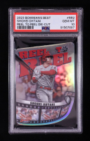 Shohei Ohtani 2023 Bowman's Best Reel To Reel Die-Cut #RR-2 (PSA 10) at PristineAuction.com