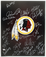 Redskins 16x20 Photo Team-Signed By (25) with Bill Brundige, Mike Nelms, Roy Jefferson & Charles Mann (Fanatics) at PristineAuction.com