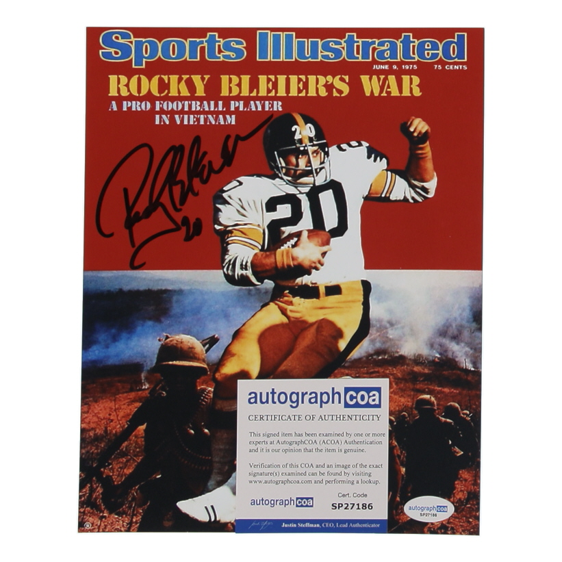 Rocky Bleier Signed Steelers 8x10 Photo (ACOA) at PristineAuction.com Rocky Bleier Signed Steelers 8x10 Photo (ACOA) at PristineAuction.com