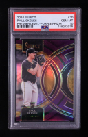 Paul Skenes 2024 Panini Select Premier Level Purple Prizm #10 RC #91/99 (PSA 10) at PristineAuction.com