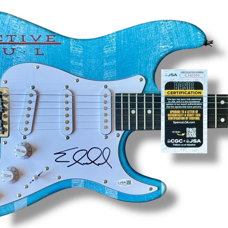 Ed Roland Signed "Collective Soul" Custom Stratocaster Guitar (JSA) at PristineAuction.com Ed Roland Signed "Collective Soul" Custom Stratocaster Guitar (JSA) at PristineAuction.com