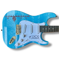 Ed Roland Signed "Collective Soul" Custom Stratocaster Guitar (JSA) at PristineAuction.com